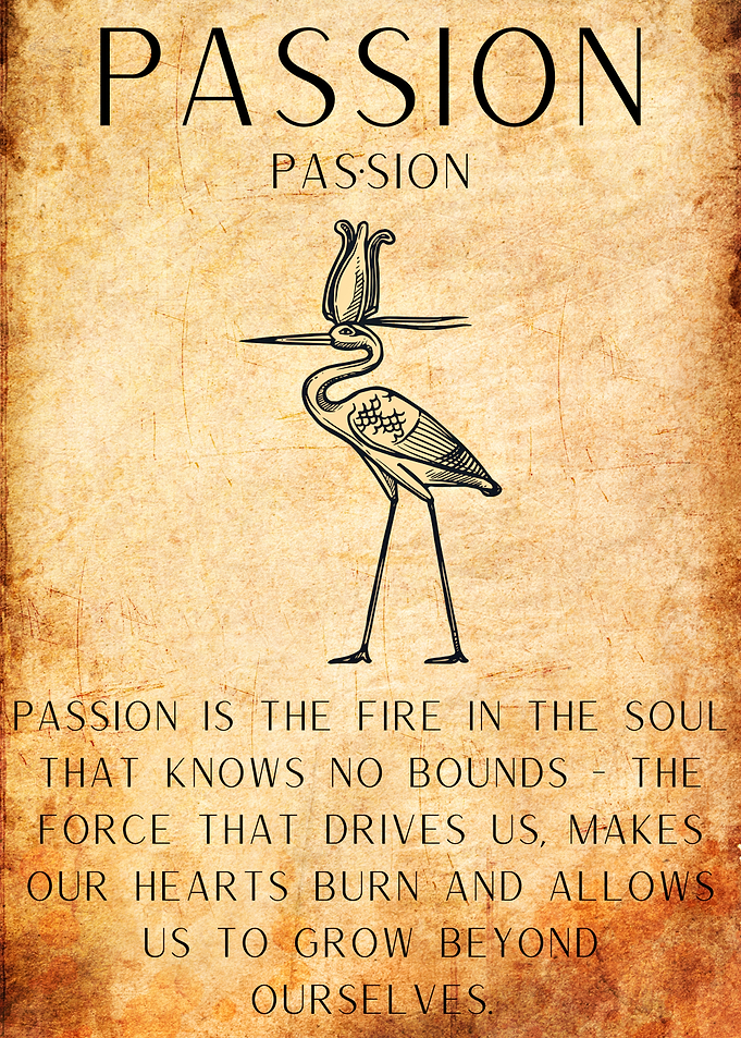 Passion Quote with Bird