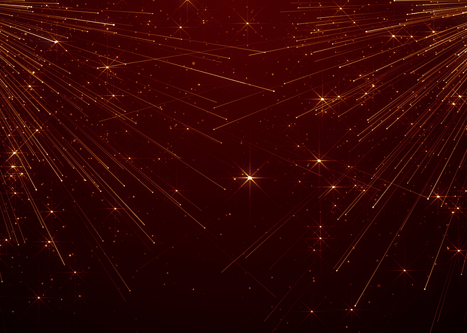 Golden Starry Night