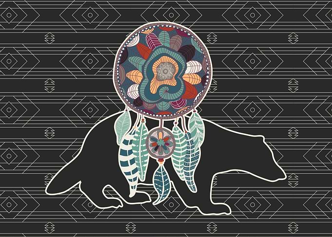 Dreamcatcher Badger Native American