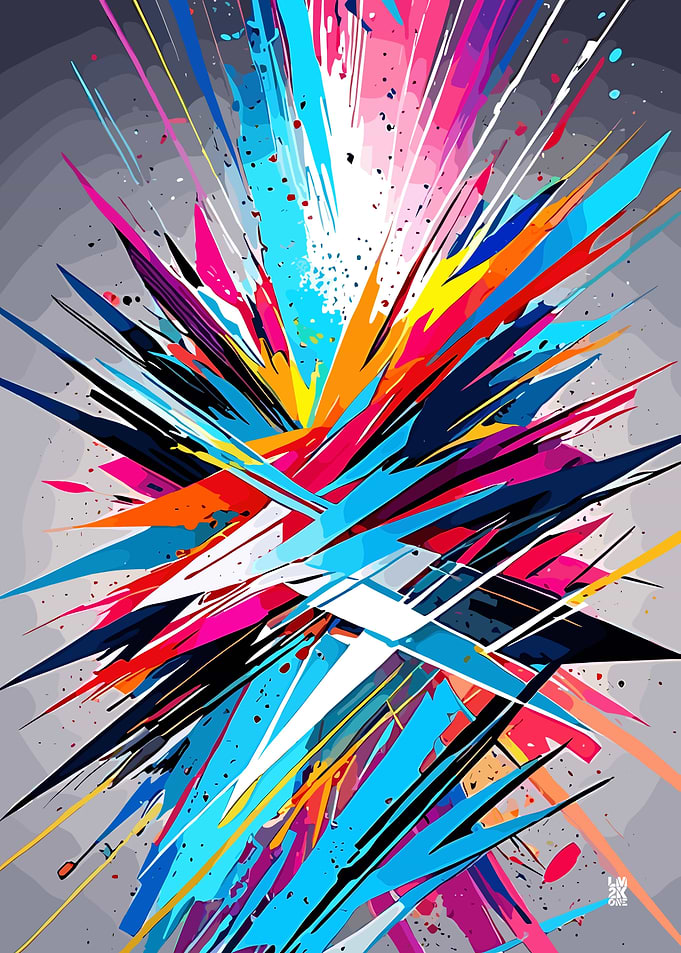 Abstract Color Paint