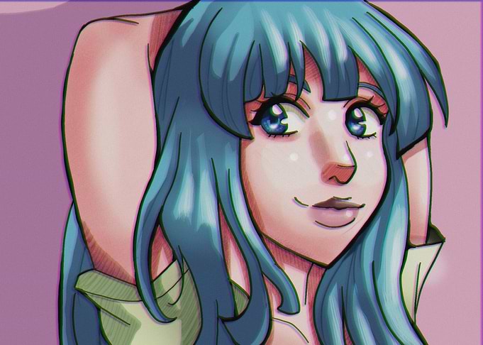 Anime Girl Portrait