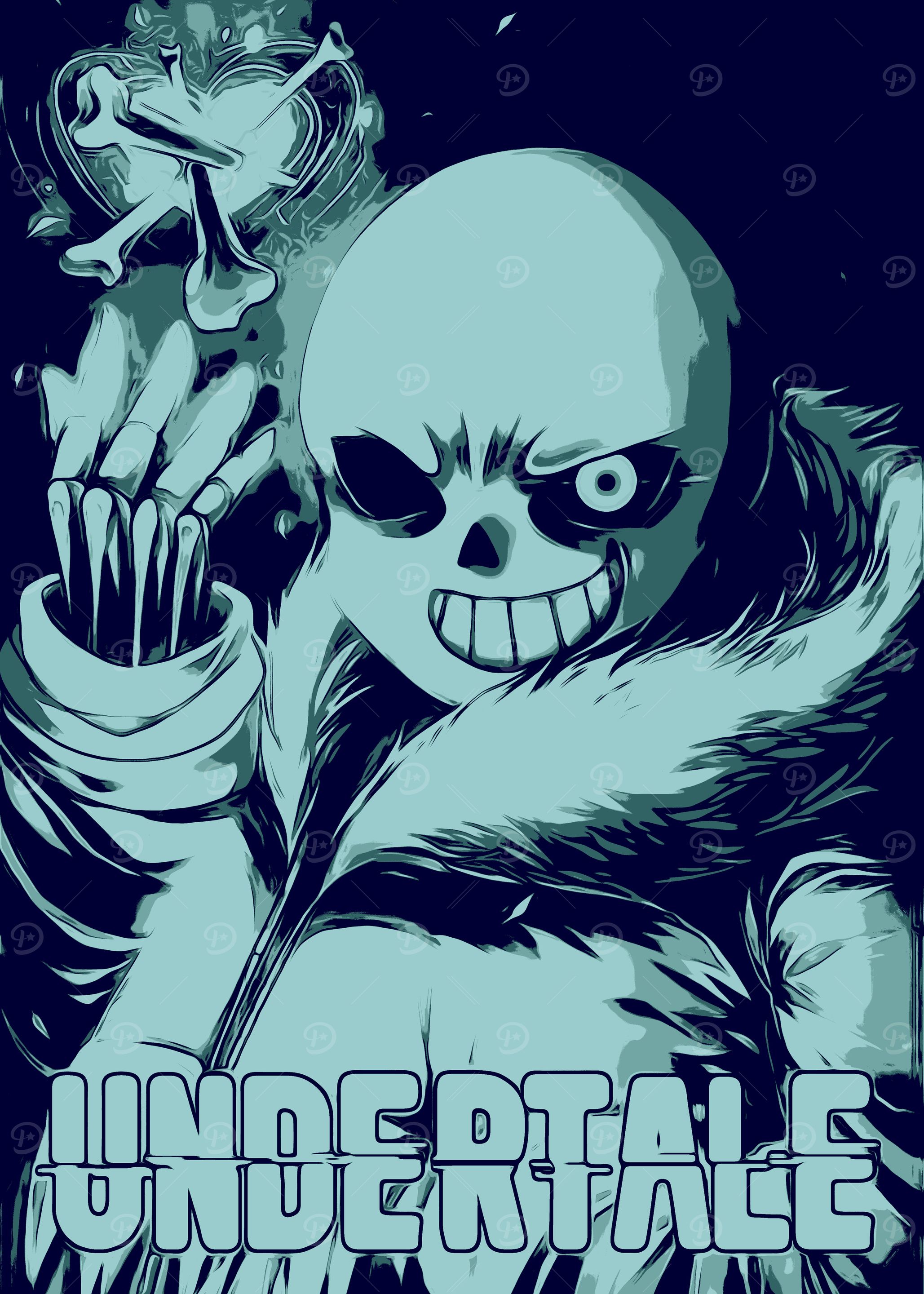 Sans undertale Posters Online - Shop Unique Metal Prints, Pictures