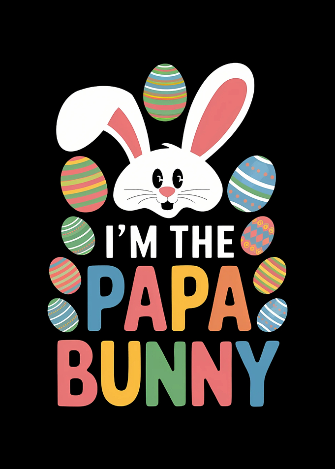 Funny Easter Bunny Dad