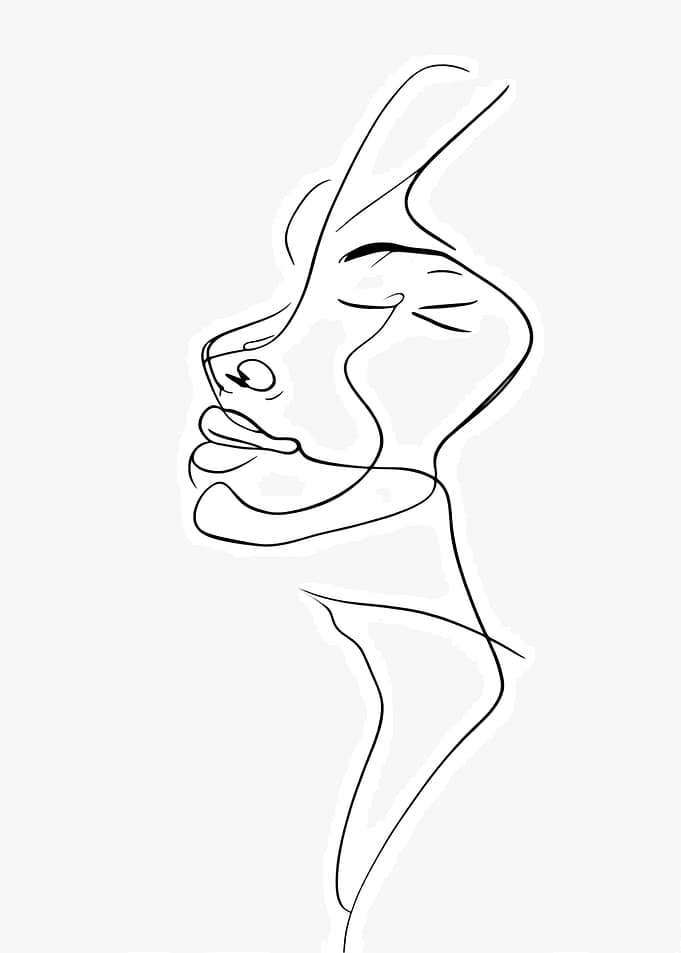 Line Art Portrait