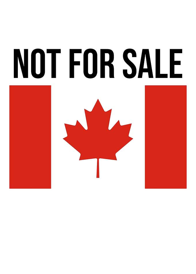 Canadian Flag Not For Sale
