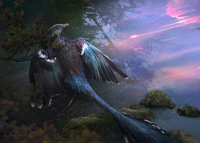 Strange falling stars