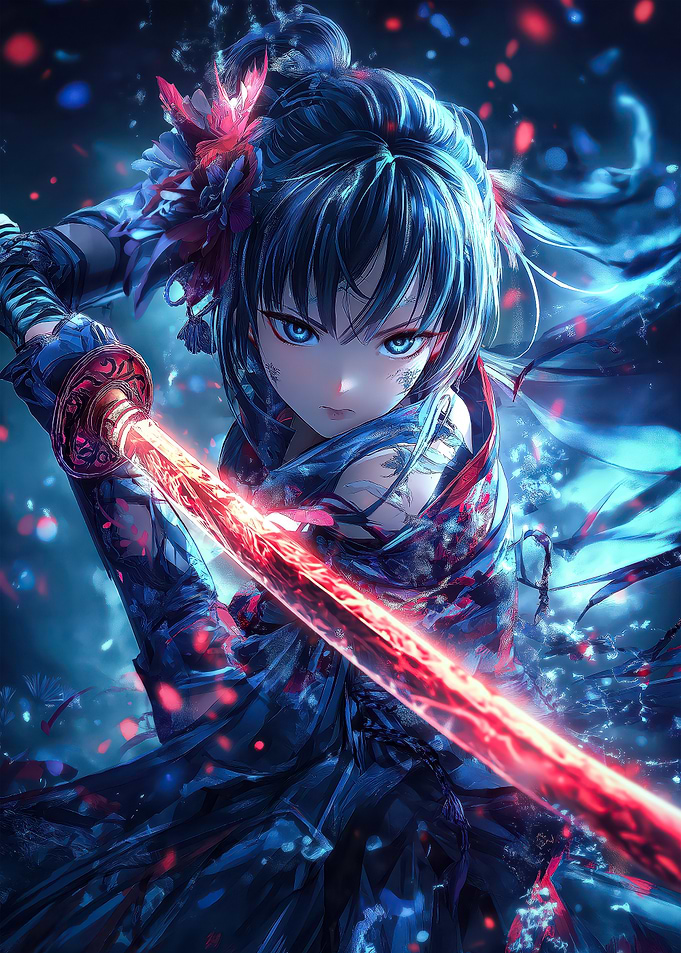 Anime Samurai Girl