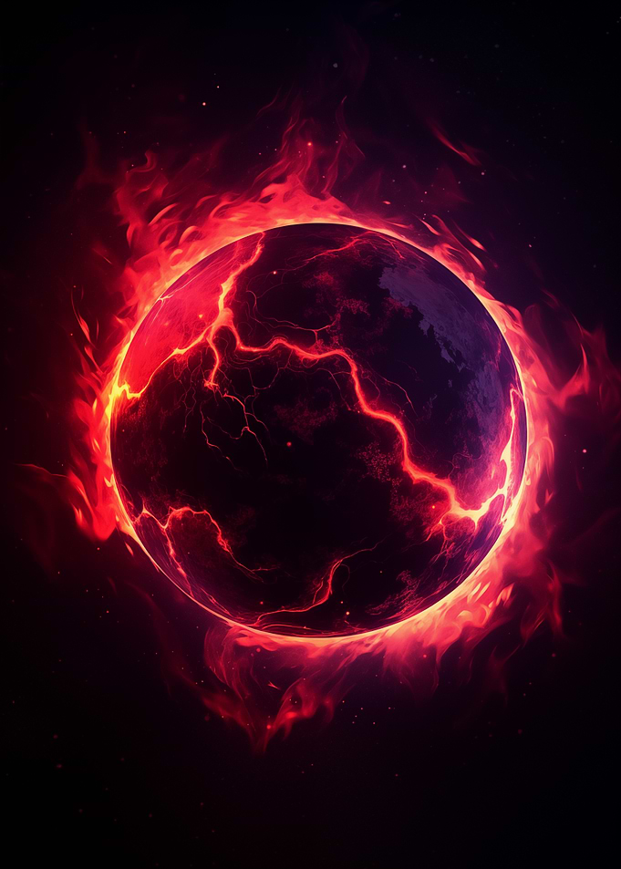 Fiery Planet