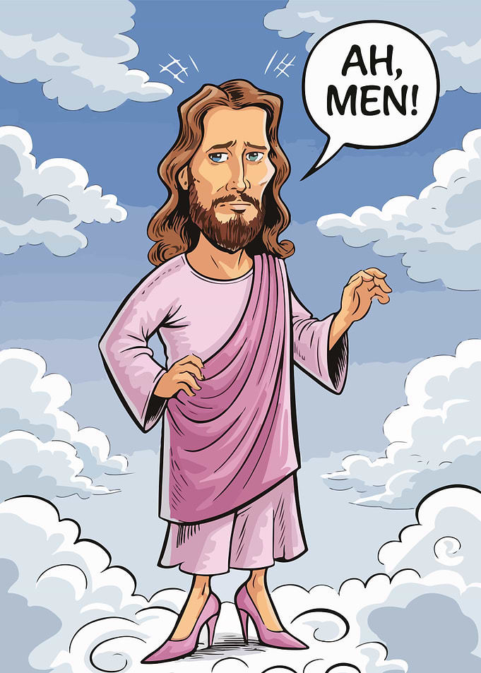 Jesus in Pink Heels