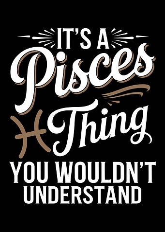 It's A Pisces Thing Zodiac Sign Quote