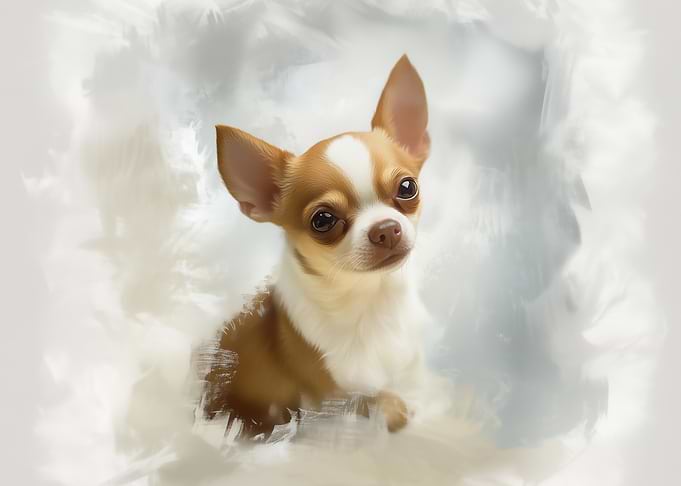Chihuahua Puppy Portrait