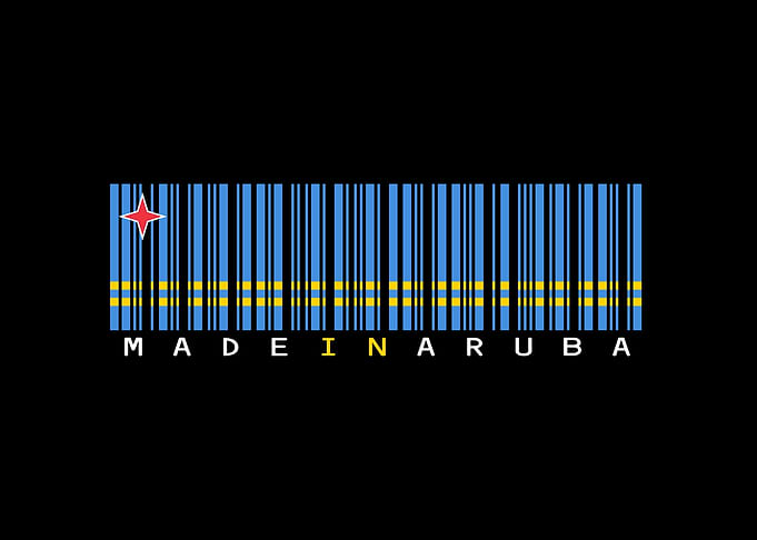 Aruba Flag Barcode
