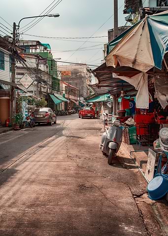 Narrow Street in Thailand