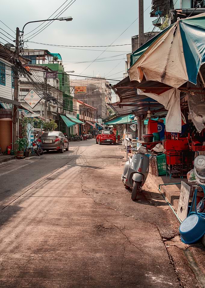 Narrow Street in Thailand