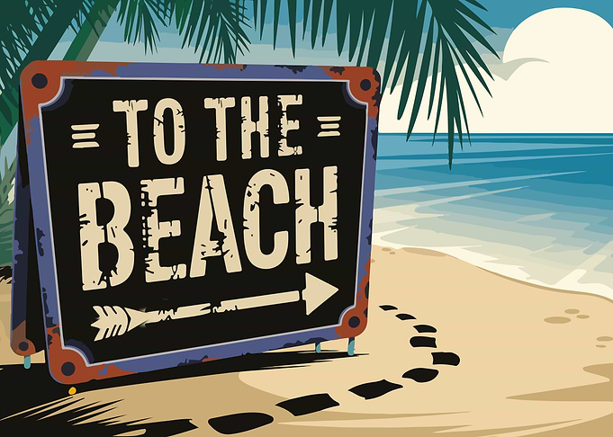 Beach Sign