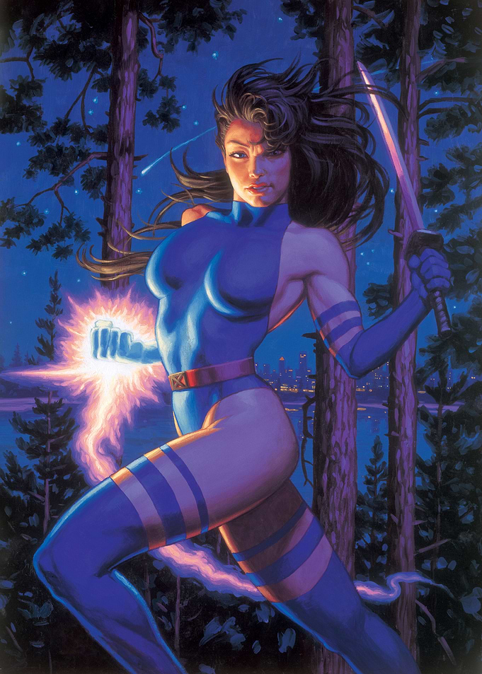 Psylocke Battle Pose