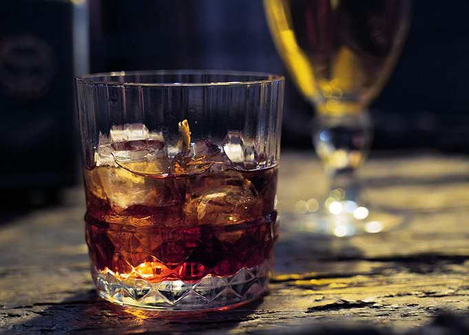 Negroni on the Rocks