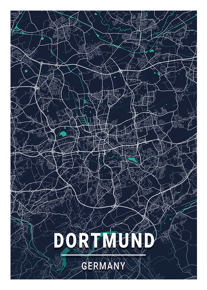 Dortmund City Map