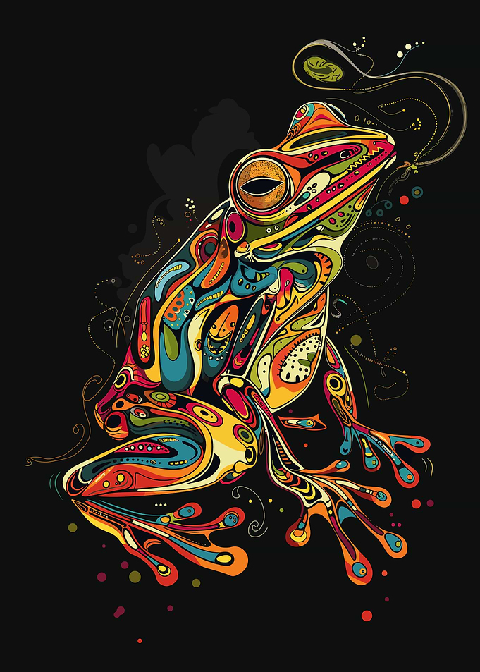 Psychedelic Frog