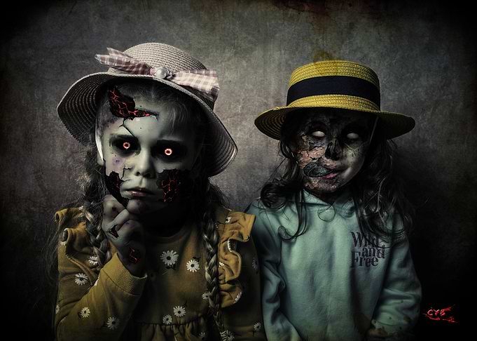 Zombie Children Portrait