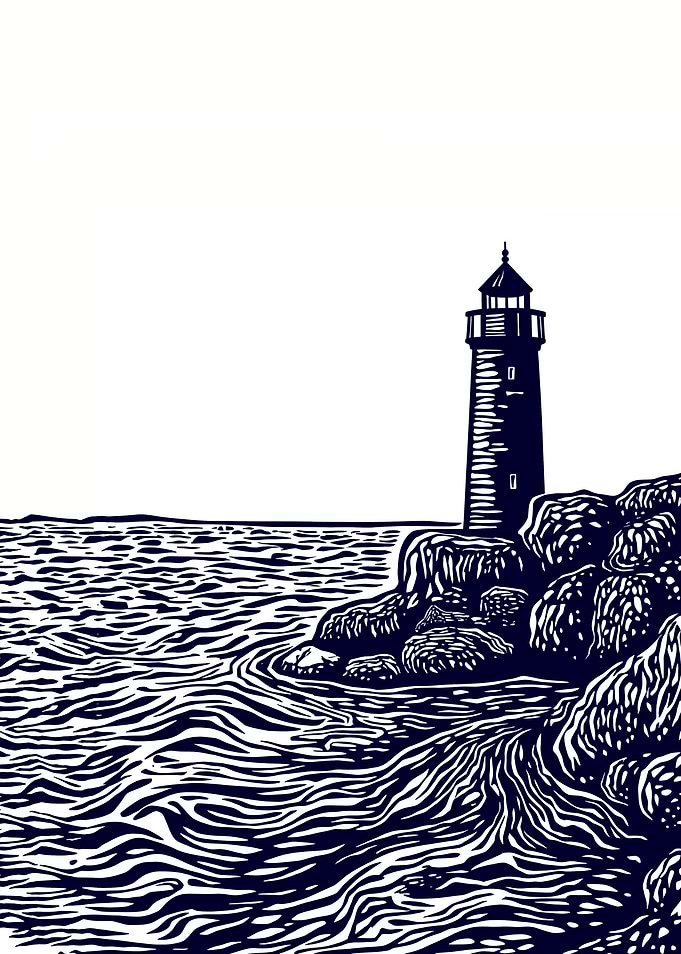 Lighthouse by the Sea