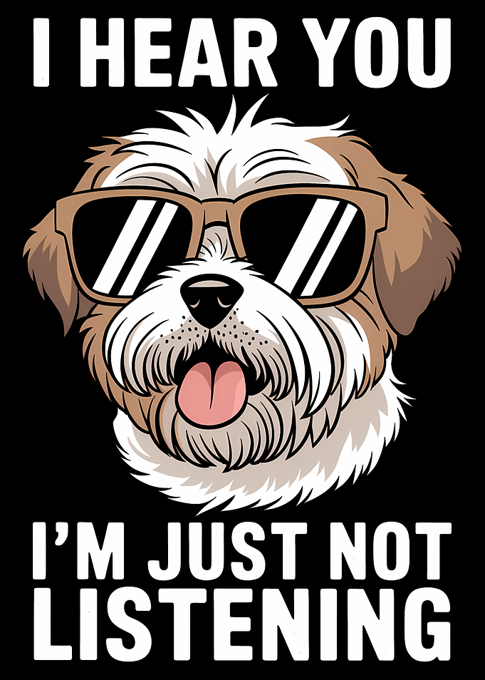 Shih Tzu with Sunglasses
