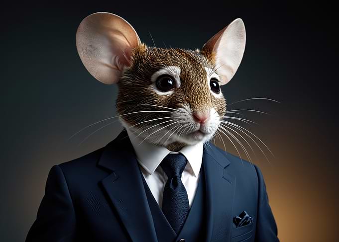 Mouse in Suit