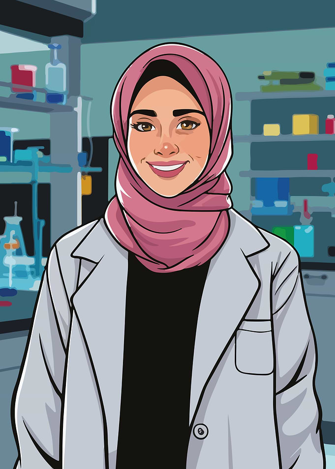Smiling Scientist in Lab
