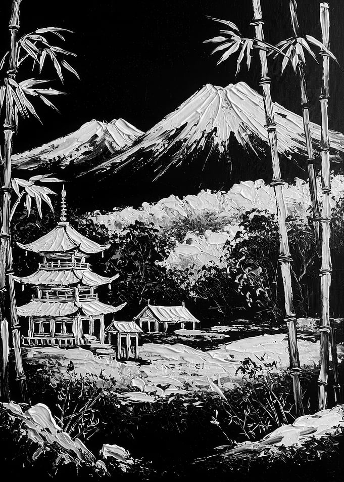 Japanese Mountain Landscape