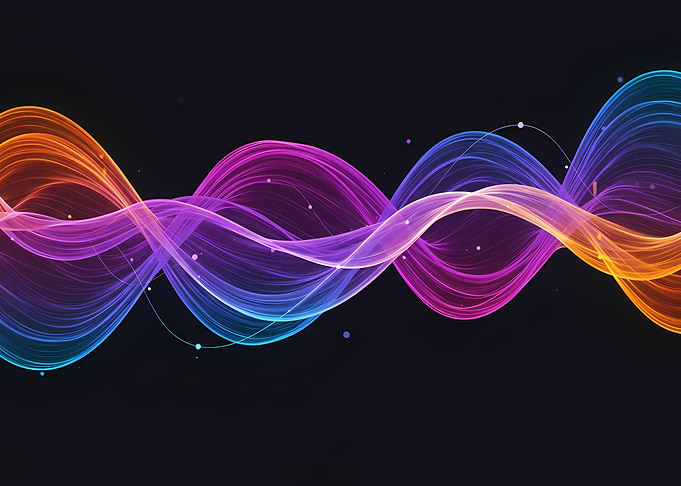 Abstract Colorful Waves