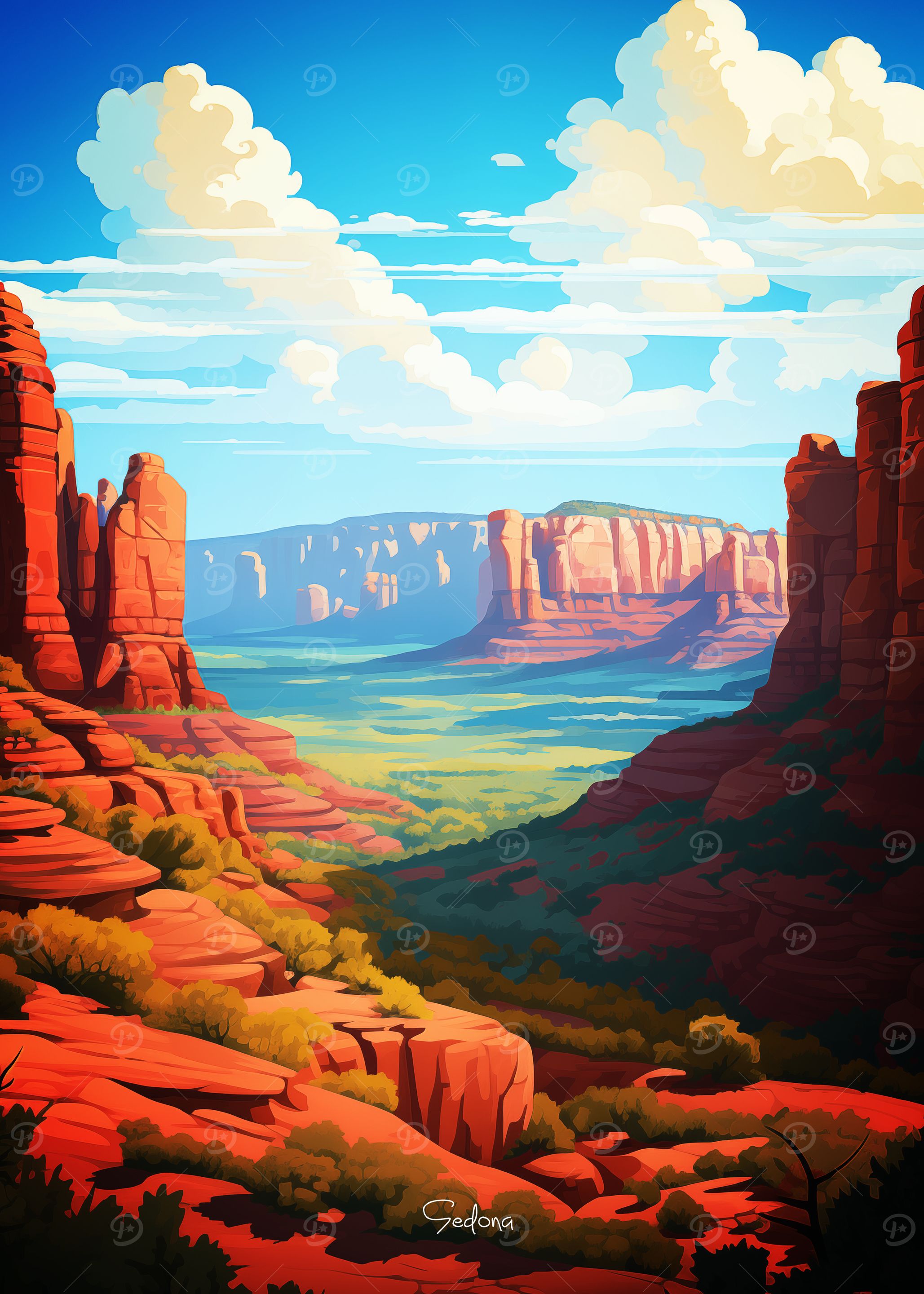 Sedona Oil Painting