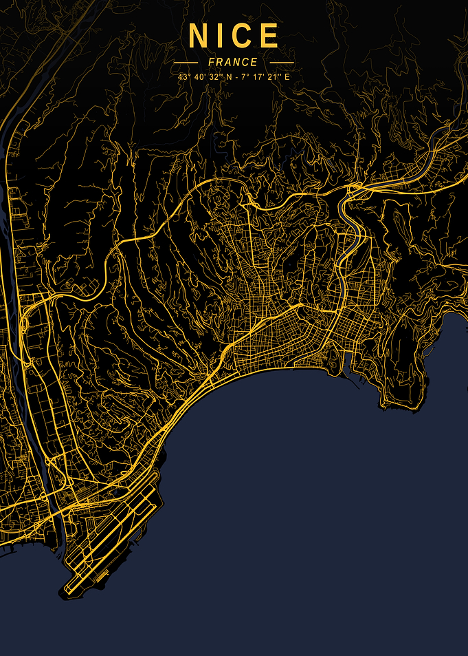 Nice Golden Map