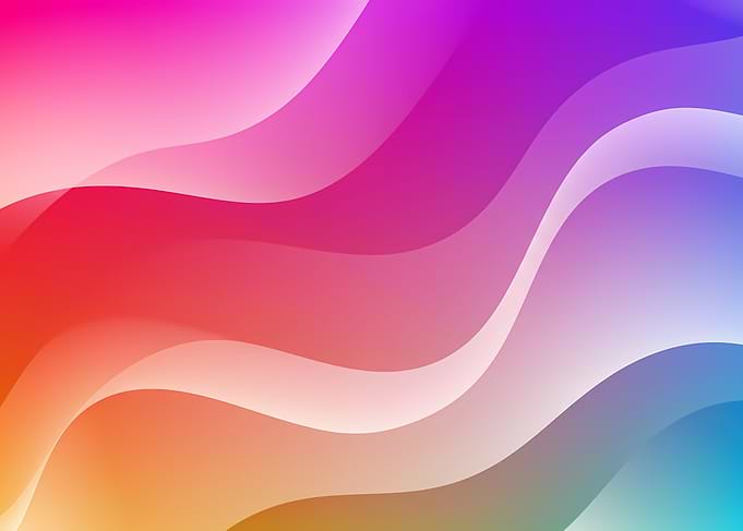 Abstract Colorful Waves