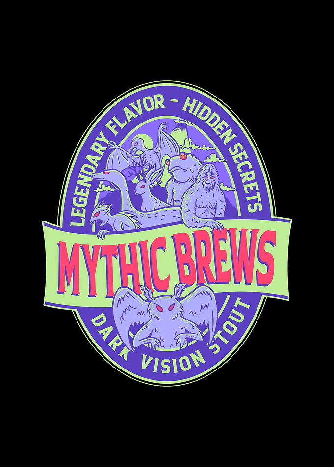 Mythic Brews - Dark Stout Vision for Beer lovers