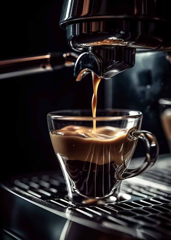Espresso Machine Pour