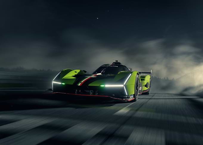 Green Race Car Night