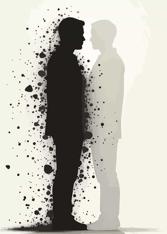 Black and White Silhouette