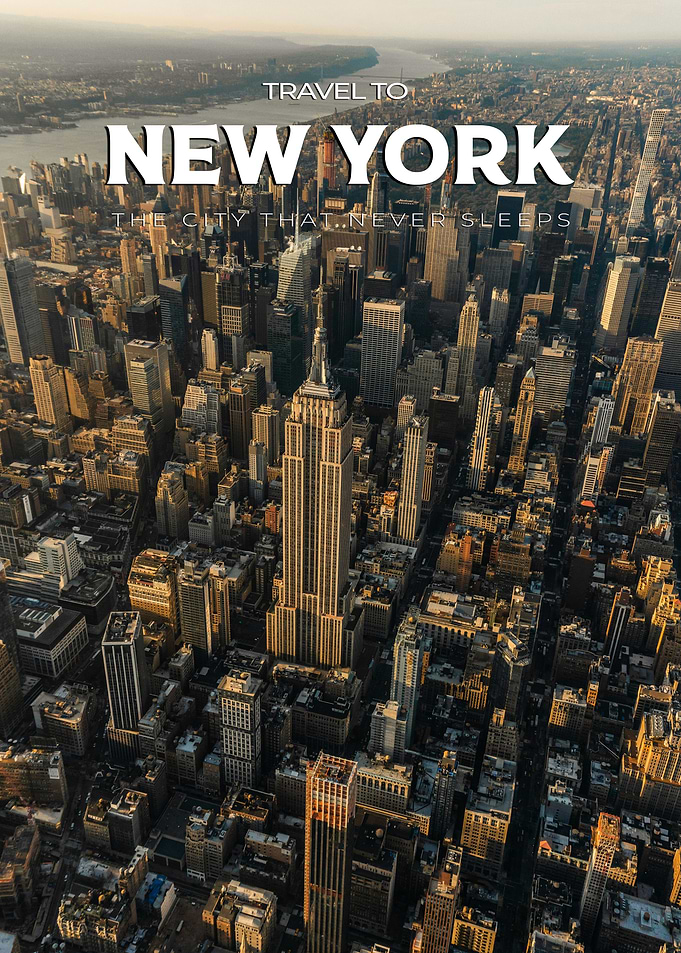New York Travel Print
