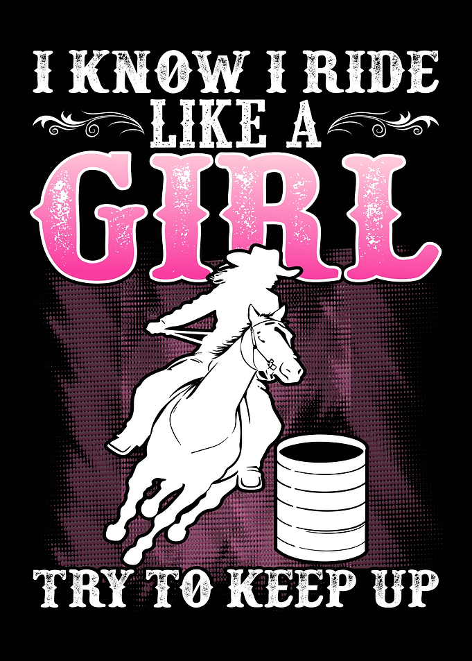 Barrel Racing Girl