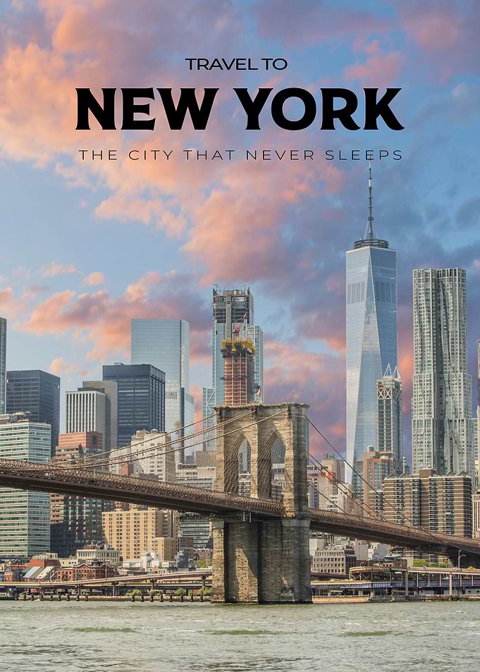 New York Travel Print
