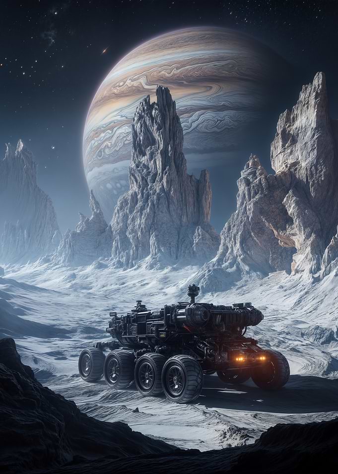 Alien Rover on a Distant Planet