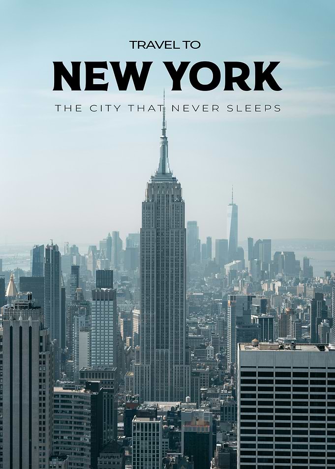 New York Travel Print