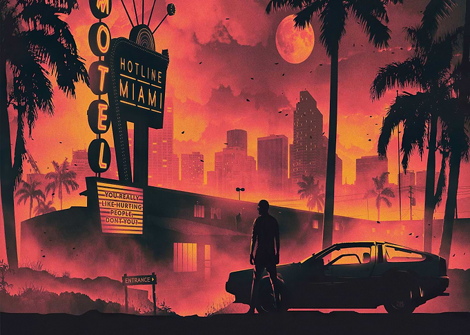 Hotline Miami Game Poster