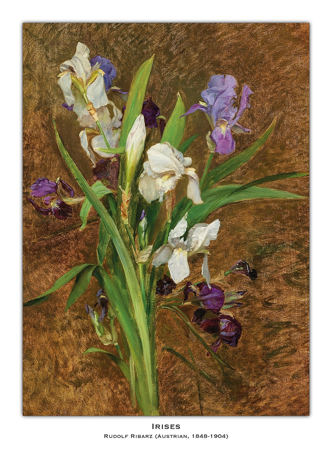 Irises Painting