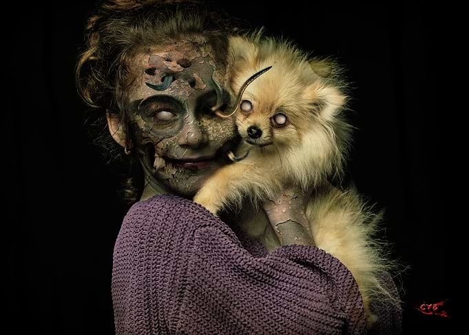 Zombie Woman and Dog