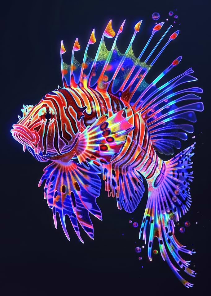 Neon Lionfish