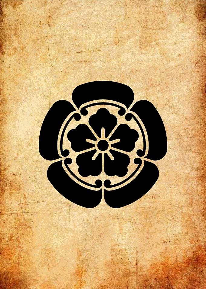 Japanese Floral Crest