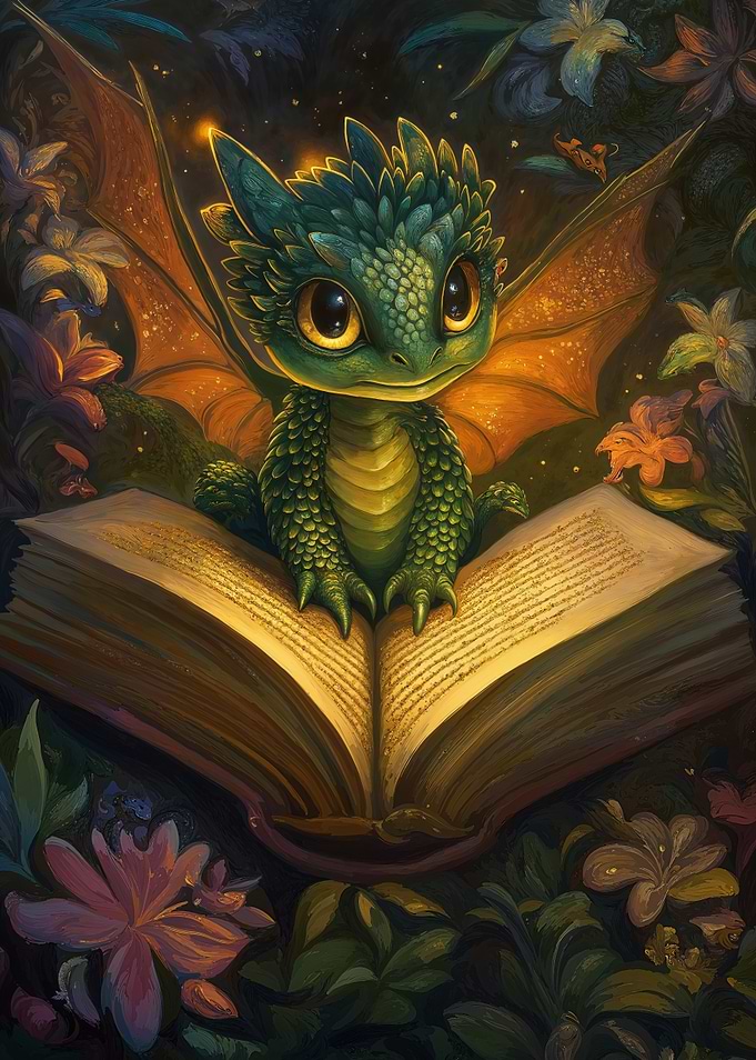 Baby Dragon Book Fantasy