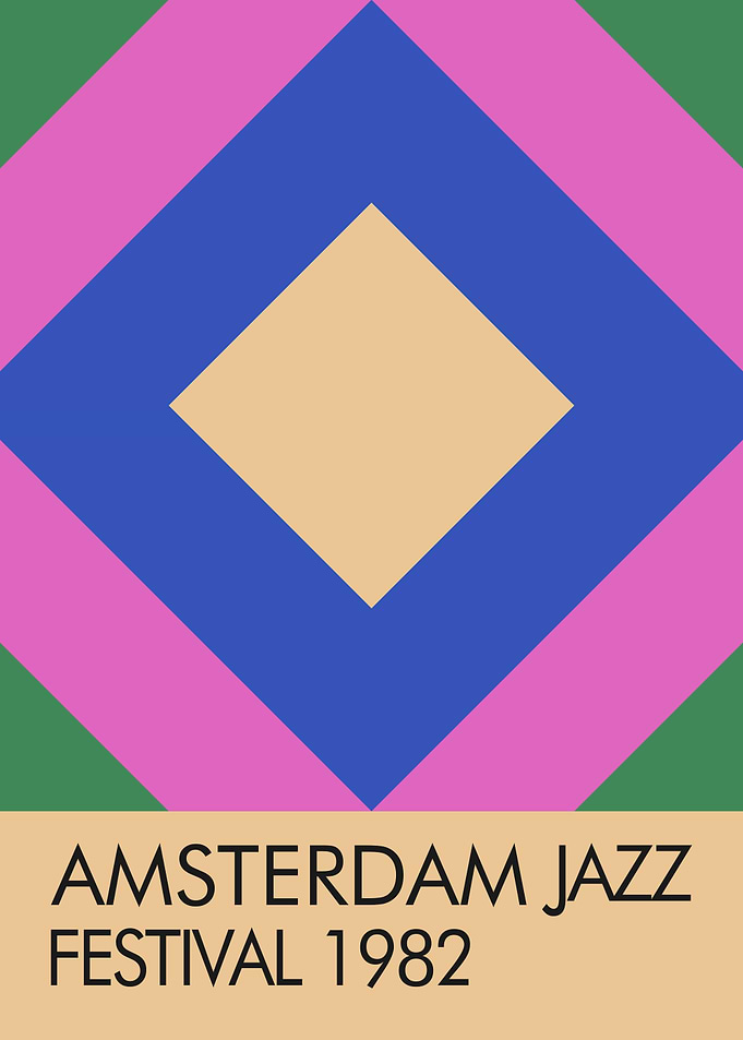 Amsterdam Jazz Festival 1982 Poster