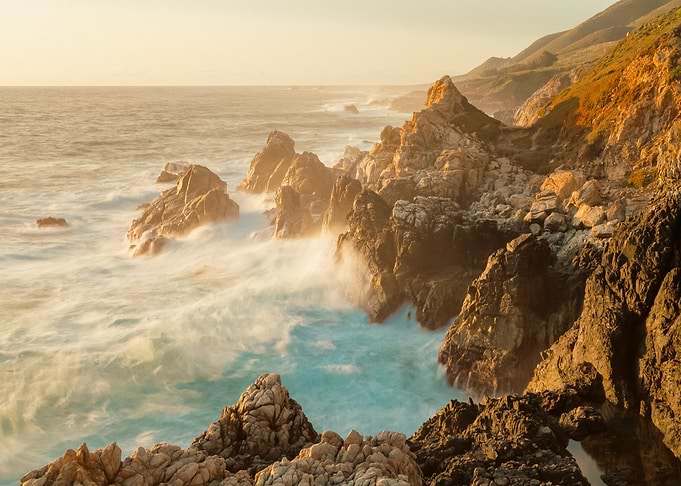 Rocky Coast Sunset